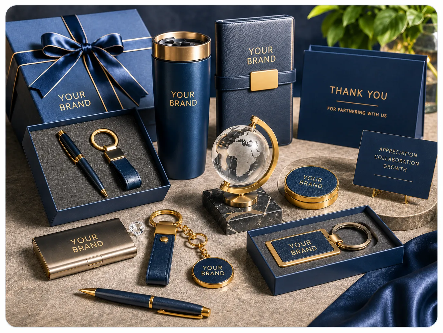 Corporate gift programs and premium branded business gifts
