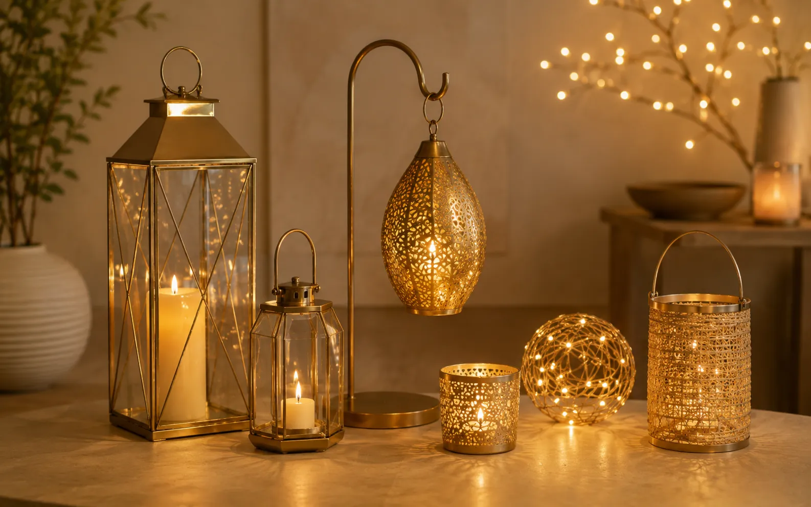 Decorative lanterns and illuminated accent lighting products