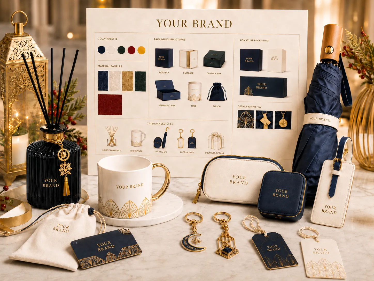 Multi-category product sourcing, branding and packaging solutions