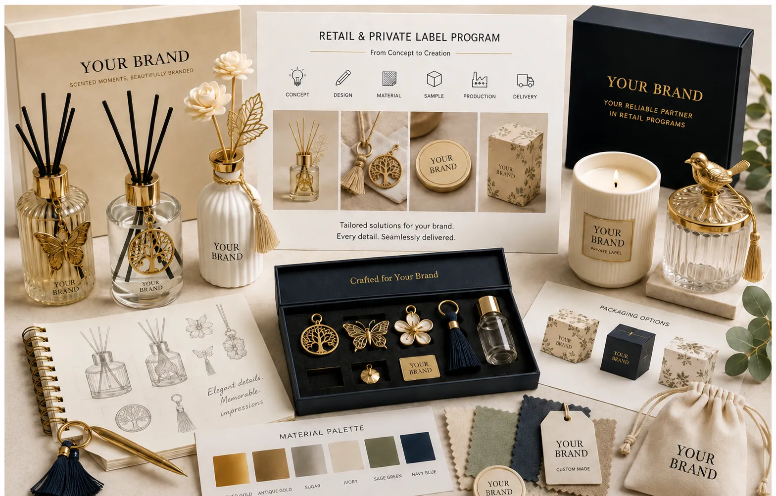 Retail and private label product program coordination