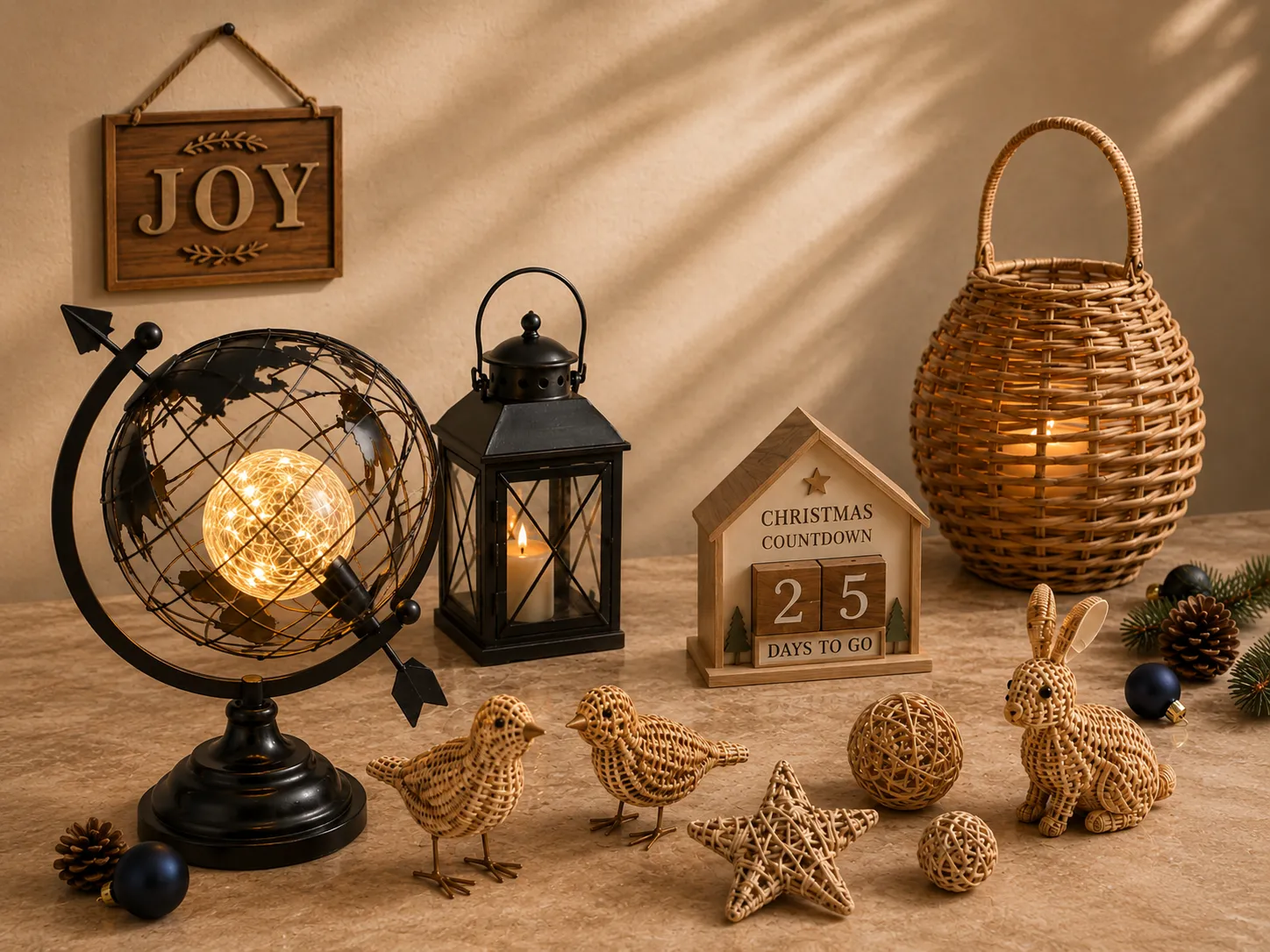 Seasonal and home decor products across multiple materials
