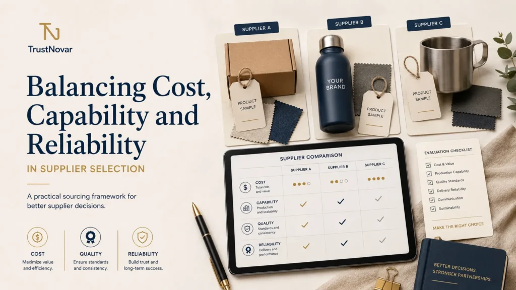 Supplier selection comparison of cost capability quality and reliability
