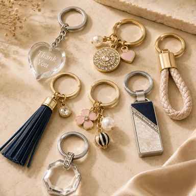 Crystal and Fashion Keychains